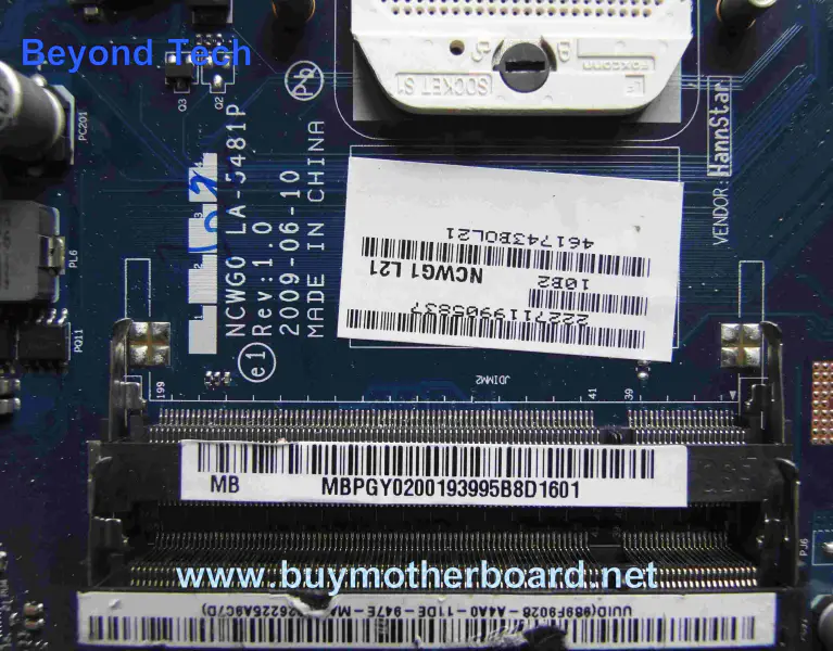 Základní deska Acer MBPGY02001 pro AS5532