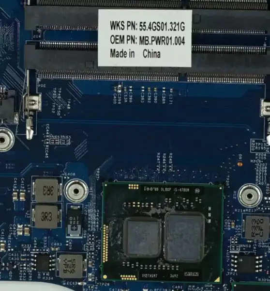 Základní deska Acer MBPTS01001 1430 1830 1830T s I5-470UM