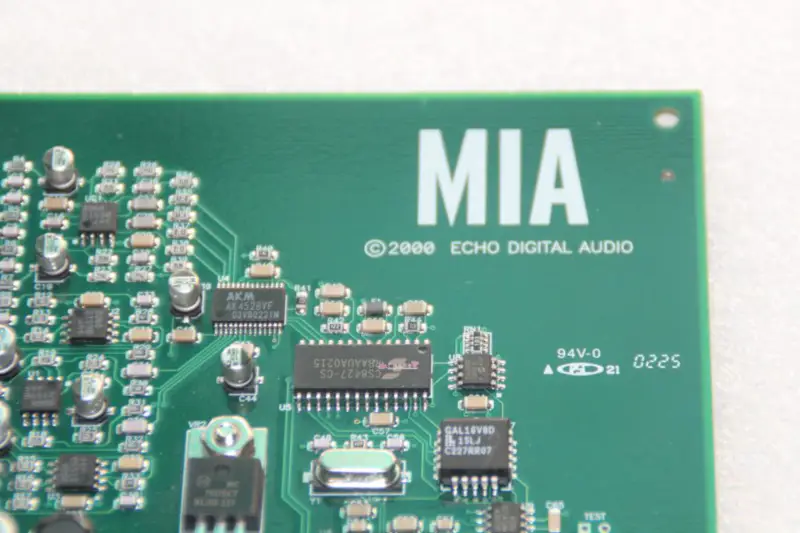 Zvuková karta CHO MIA PCI MIAMIDI Digitální zvuková karta Echo