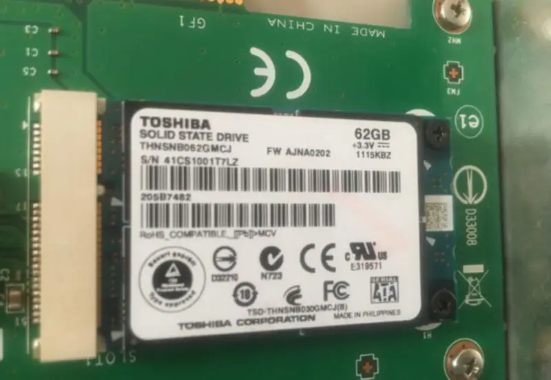 MICRO-STAR MS-4227 VER:1.0 Adaptér SSD s 62G SSD diskem