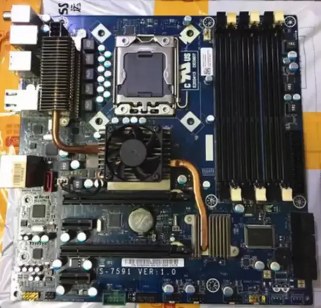 MS-7591 VHODNÝ PRO Dell PRO Alienware Aurora MOTHERBOARD LGA1366 X58 MAINBOARD