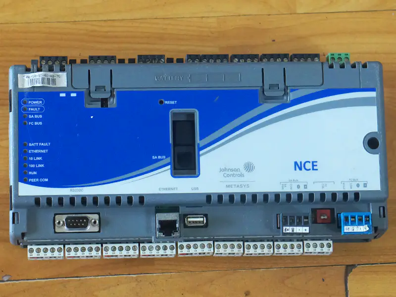 Johnson Controls MS-NCE2510-0 RY1 1034 Rev H S/W Ver 5.0