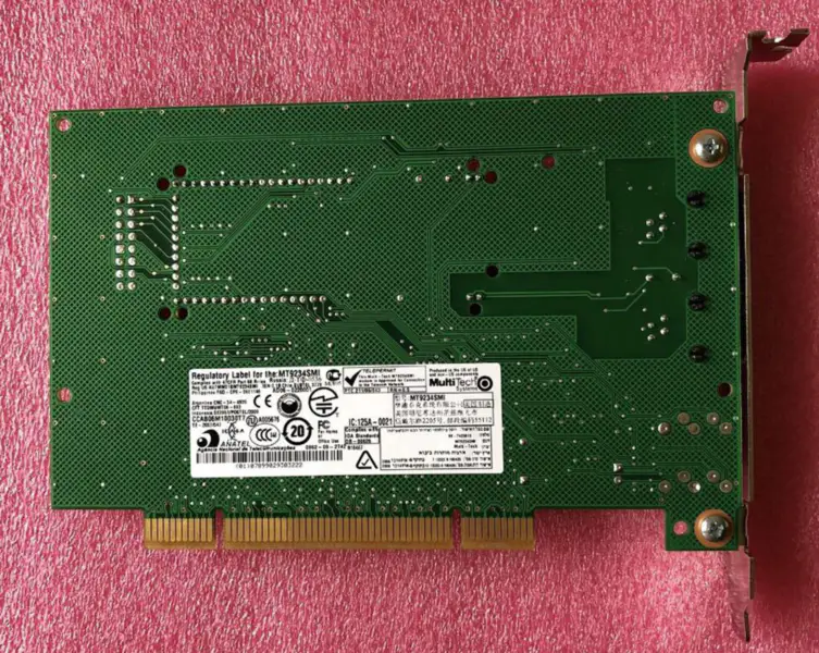 MultiTech MT9234ZPX-UPCI MultiModem 56Kb/s Fax Modem průmyslová základní deska