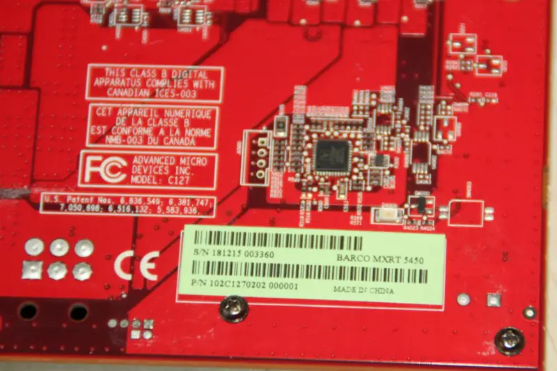 Grafická karta BARCO MXRT 5450 AMD Firepro V5800 1GB