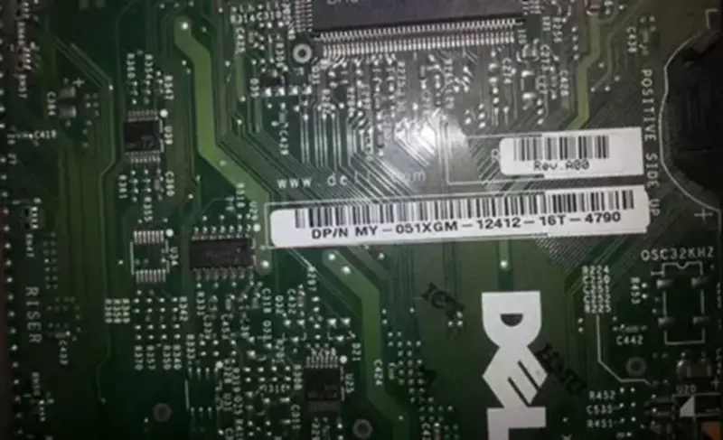 DELL OptiPlex GX110 Serverová základní deska 370 CPU MY-051XGM s ISA