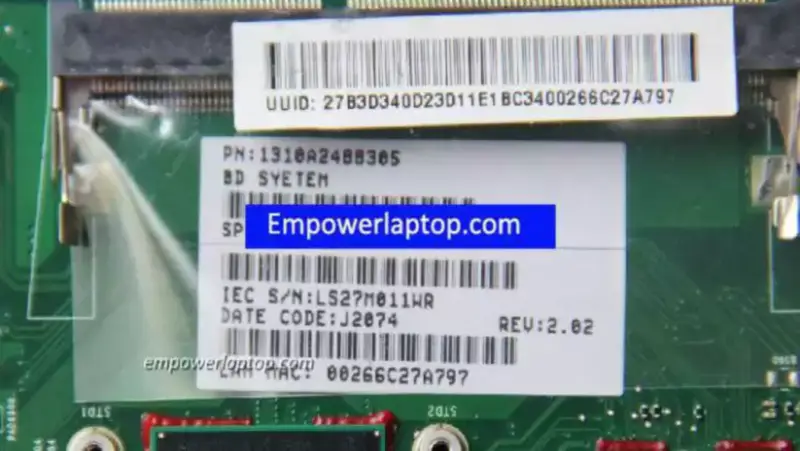 Toshiba NB510 V000268040 6050A2488301-MB-A02 N2800 Základní deska