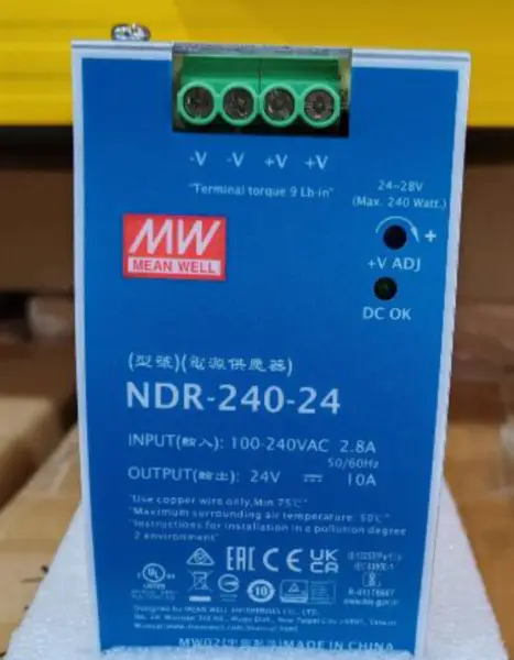 MEANWELL NDR-240-24 NDR-240-48 Napájení