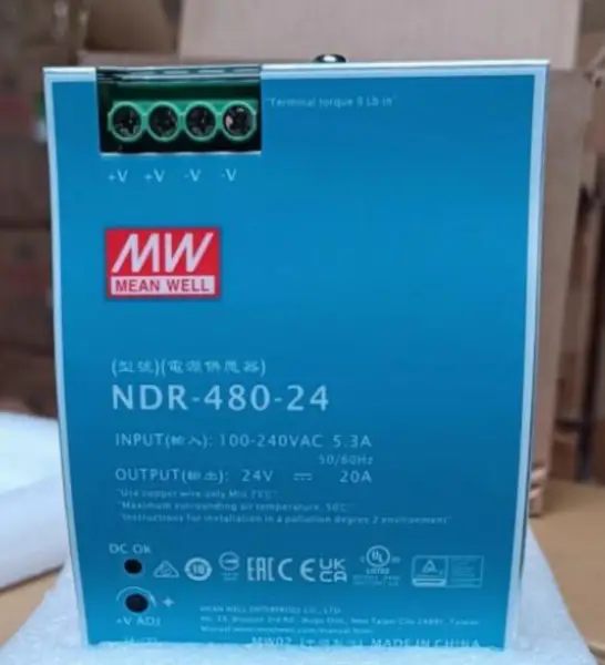 MEANWELL NDR-480-24 NDR-480-48 Napájení