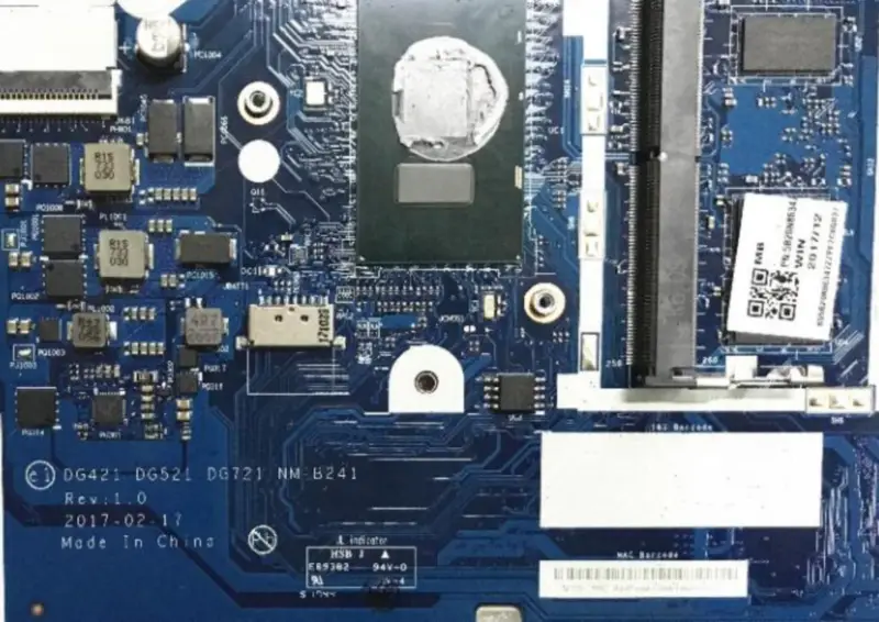 Lenovo 320-15isk DG721 NM-B241 Základní deska pro notebooky s procesorem SR342 i5-7200U/ /i7-7500U 4GB RAM DDR4