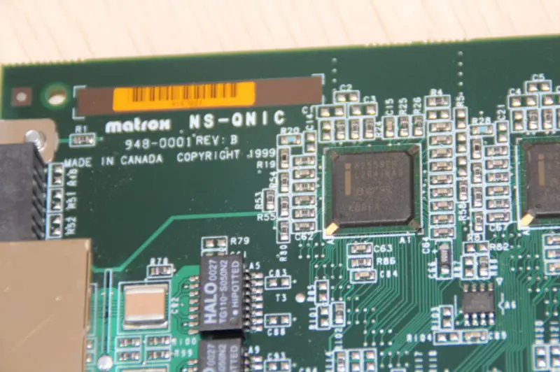 Matrox NS-QNIC Quad 10/100 Ethernet Adapter 4-portová 100M síťová karta pro Intel 82559 Server