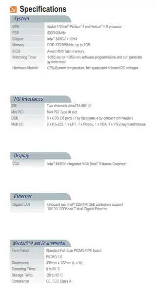 Základní deska Adlink NUPRO-842LV/P