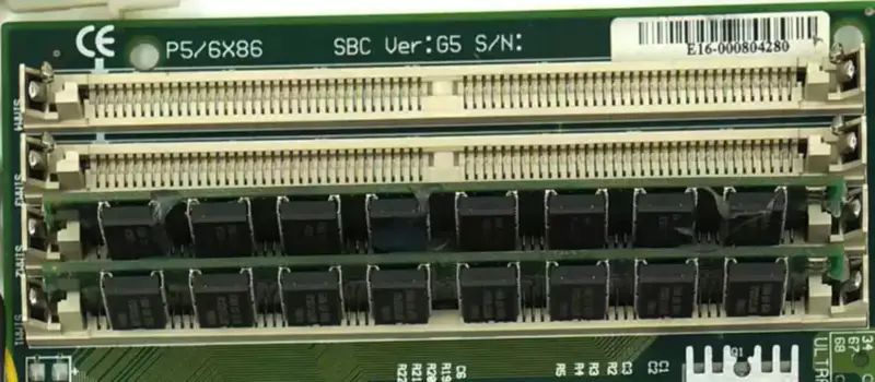 P5/6X86 SBC VER:G5 Průmyslová základní deska s CPU RAM