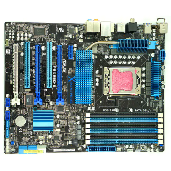 Asus P6X58D-E Základní deska pro stolní počítače X58 Socket LGA 1366 i7 Extreme DDR3 24G ATX