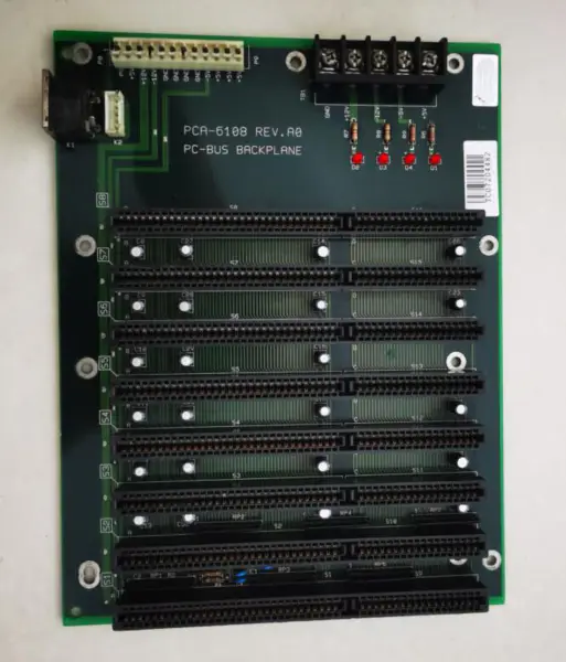 Advantech PCA-6108 REV.A0 Backplane