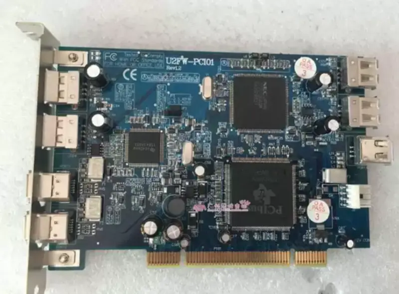 USB 2.0 FireWire (IEEE-1394a) PCI Host Adapter U2FW-PCI01 průmyslová základní deska