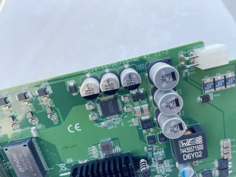 Advantech PCIE-1672E PCIE-1674E Karta pro snímání obrazu POE Nerwork Card