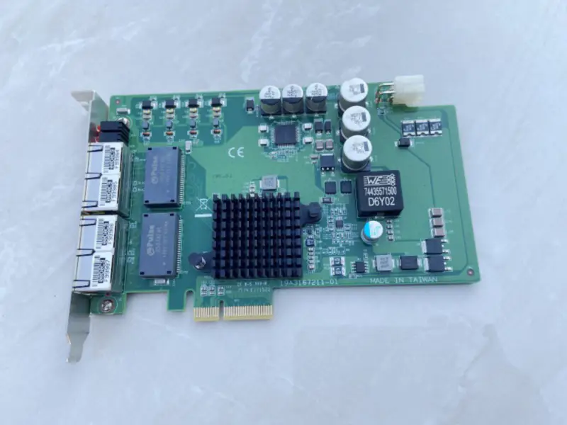 Advantech PCIE-1672E PCIE-1674E Karta pro snímání obrazu POE Nerwork Card