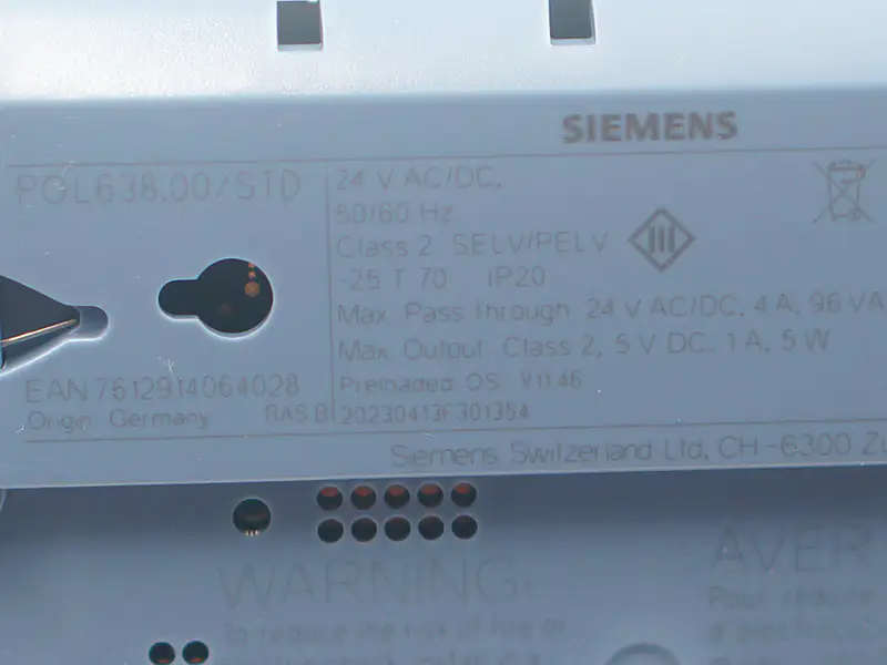 Řídicí modul Siemens POL638.00/STD
