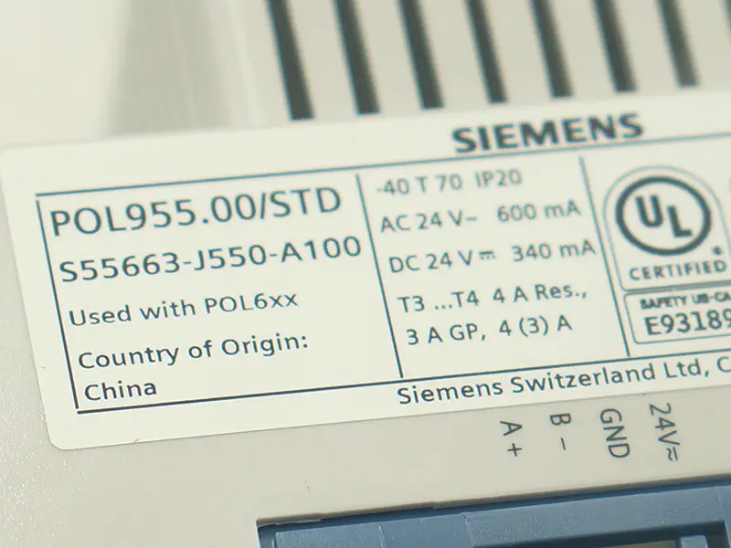 Řídicí modul Siemens POL955.00/STD
