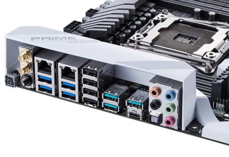 Základní deska ASUS PRIME X299-DELUXE LGA2066 DDR4 USB 3.1 X299 ATX s duální gigabitovou sítí LAN a 802.11AD WIF