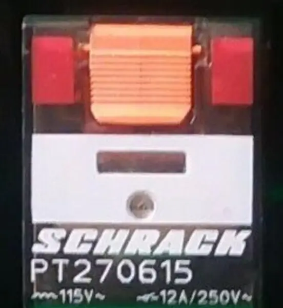 PT270615 Relé 115VAC DPDT