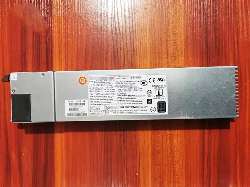 Pws-1k03a-1r pro redundantní napájecí zdroj Supermicro 1000w 1u
