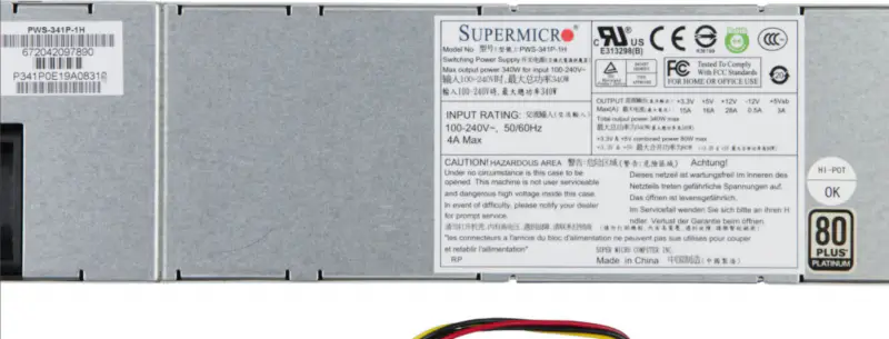 Napájecí zdroj Supermicro PWS-341P-1H
