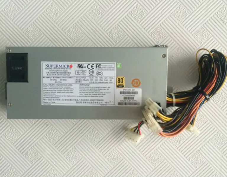 Serverový zdroj Supermicro PWS-351-1H 1U 350W