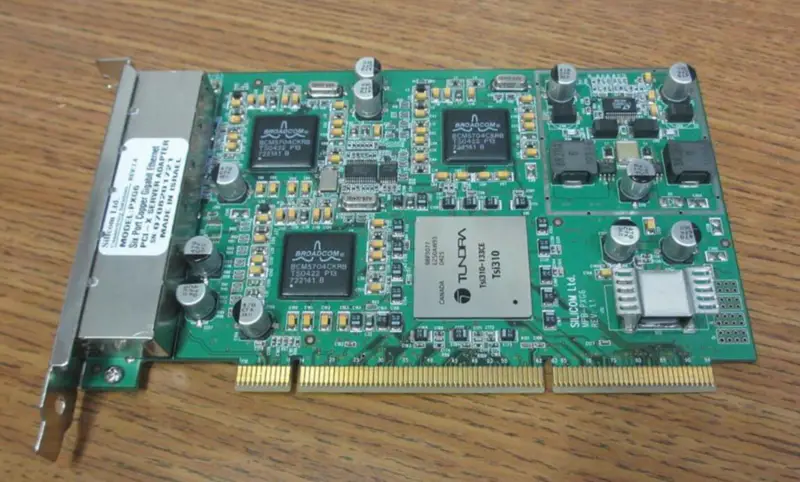 Šestiportový měděný serverový adaptér PCI-X SILICOM PXG6