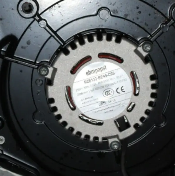 EBMpapst R2E133-BE49-C05 ventilátor pračky se sušičkou