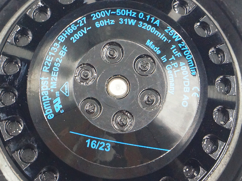 Ebmpapst R2E133-BH66-27 Ventilátor
