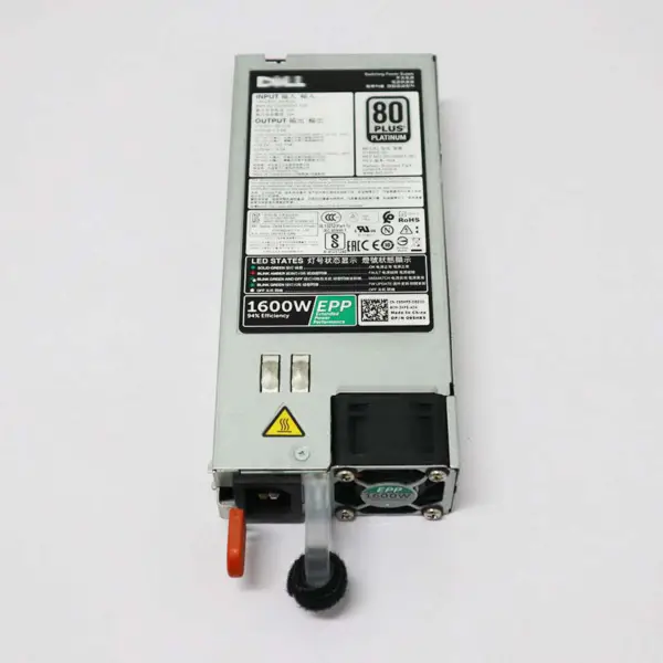 1600w napájecí zdroj pro Poweredge D1600e-s R530 630 T630 R640 R740 R740xd R940 T630 Fx2s Vrtx 95rh5