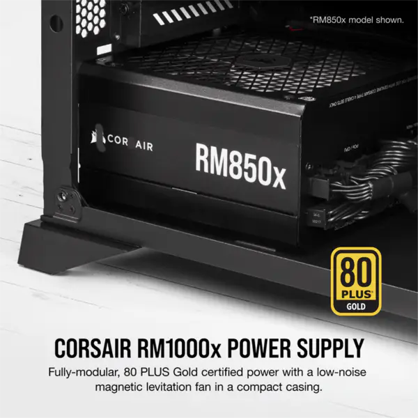 Cors Air Napájecí zdroje Psu Rm1000x 1000w Gold Full Module Fan Start-stop Intelligent Wake-up Rps0125 Podpora Rtx 4090