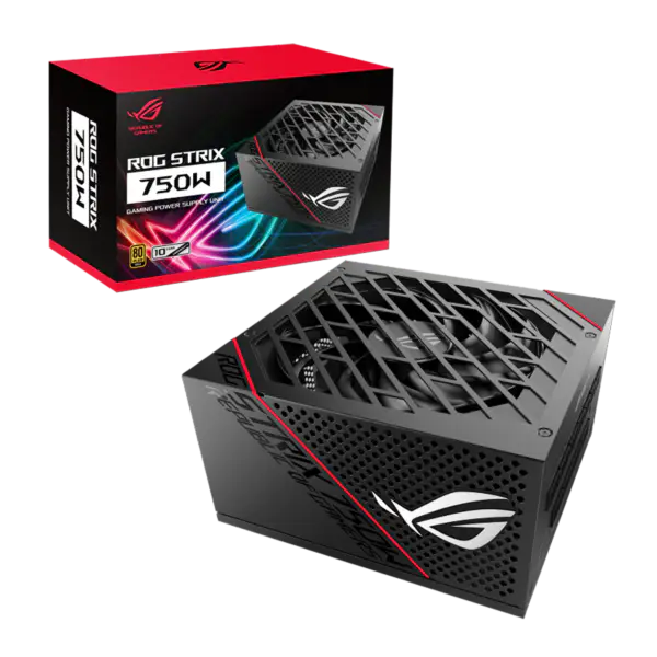 Počítačové zdroje Rog Strix 750w Gold Psu přináší prémiový chladicí výkon do běžného provozu