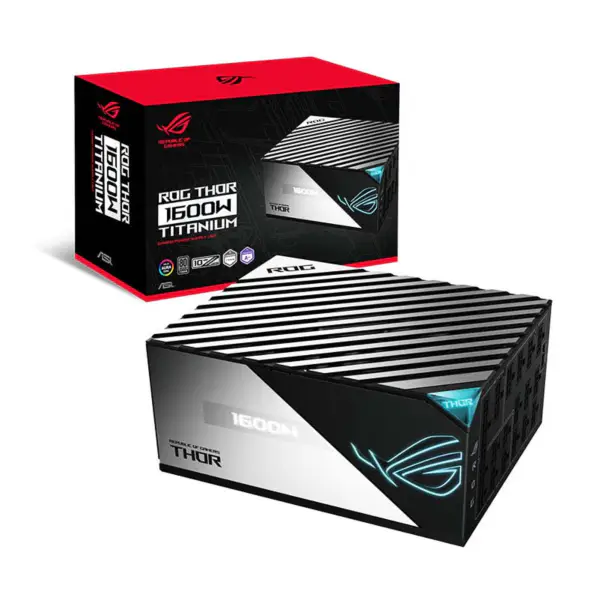 Asus Napájecí zdroje Rog Thor 1600t Gaming Psu Počítačový zdroj Podpora Rtx 4090 4080 Rog-thor-1600t-gaming