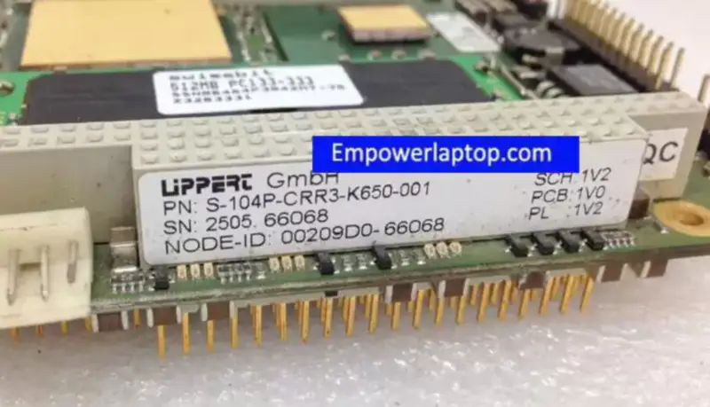 LIPPERC Gmbh S-104P-CRR3-K650-001 Průmyslová základní deska