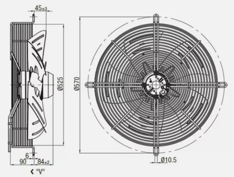 Ebmpapst S4D500-8317073686 FAN