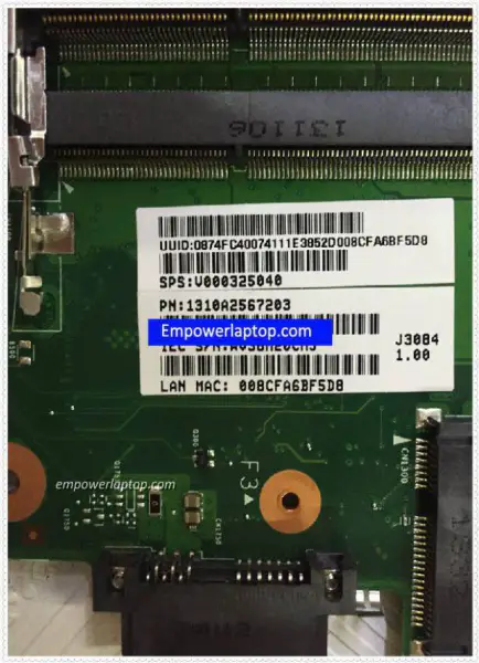 Toshiba V000325040 C55-A 1310A2567203 Základní deska