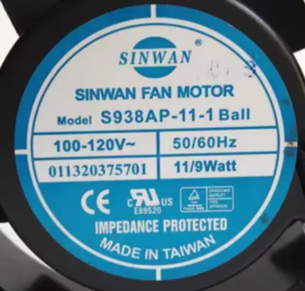 SINWAN S938AP-11-1 Motor ventilátoru serveru