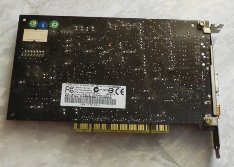 Creative Sound Blaster Audigy 2 SB0360 7.1kanálová zvuková karta PCI