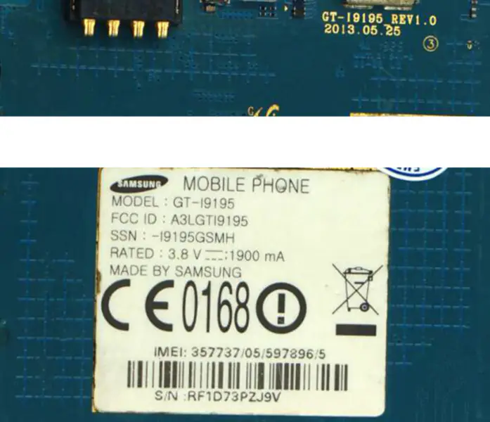 Samsung Galaxy S4 Mini i9195 odemčená základní deska