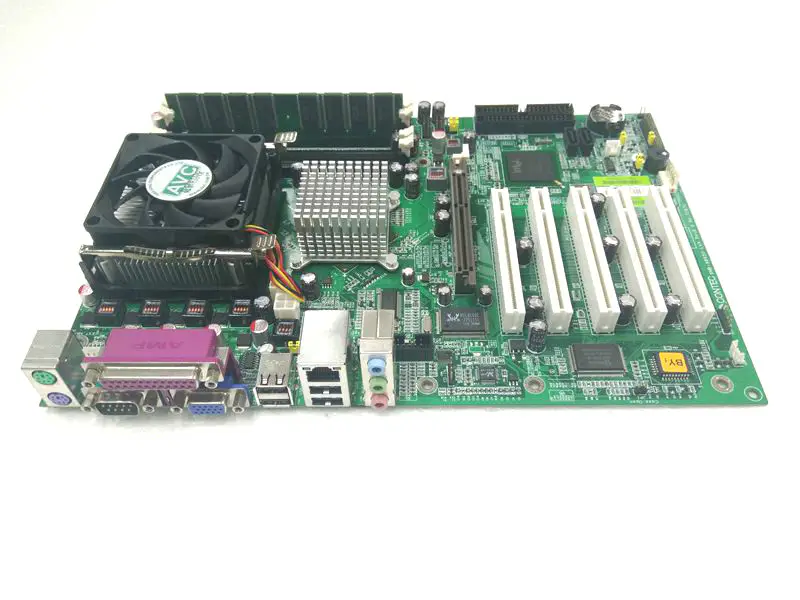 Průmyslová základní deska CONTEC SMB-A8650-LVA Rev2.0 s CPU, RAM a ventilátorem