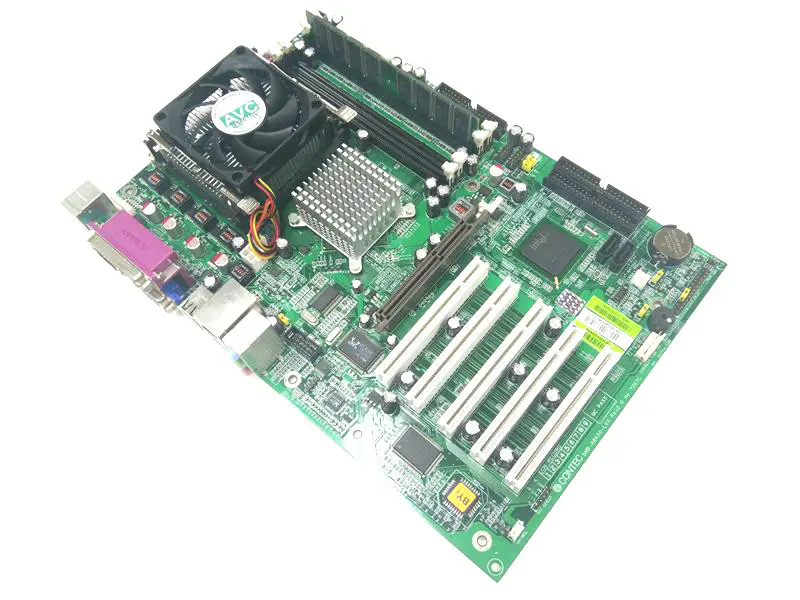 Průmyslová základní deska CONTEC SMB-A8650-LVA Rev2.0 s CPU, RAM a ventilátorem