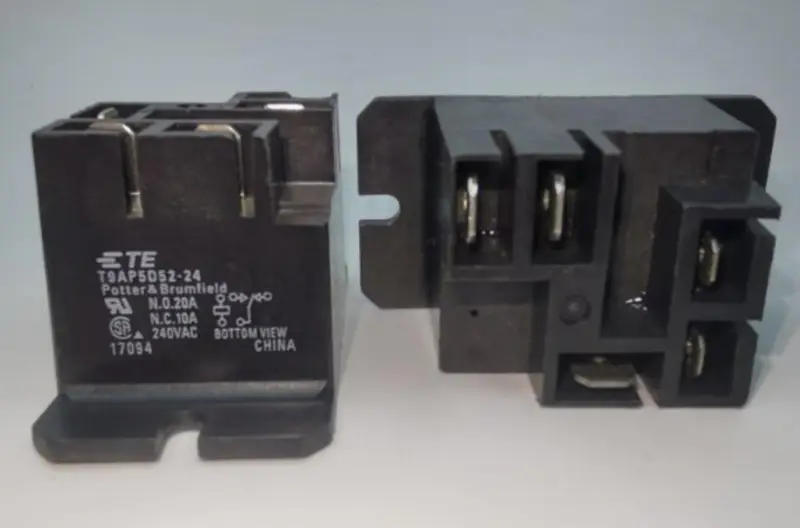 5ks TE Connectivity T9AP5D52-12 T9AP5D52-24 Relé 20A/10A 240VAC