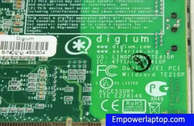 Průmyslová základní deska DIGIUM TE210P DUAI T1/E1 PCI INTERFACE PCI Wildcard