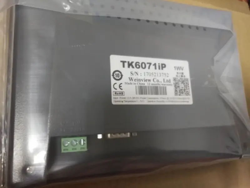 Panel operátorského rozhraní s dotykovou obrazovkou Weinview TK6071IP