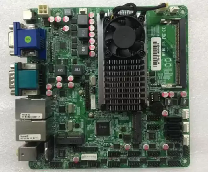 17X19 TN-C1037U Dvoujádrová průmyslová základní deska LVDS s 10 COM