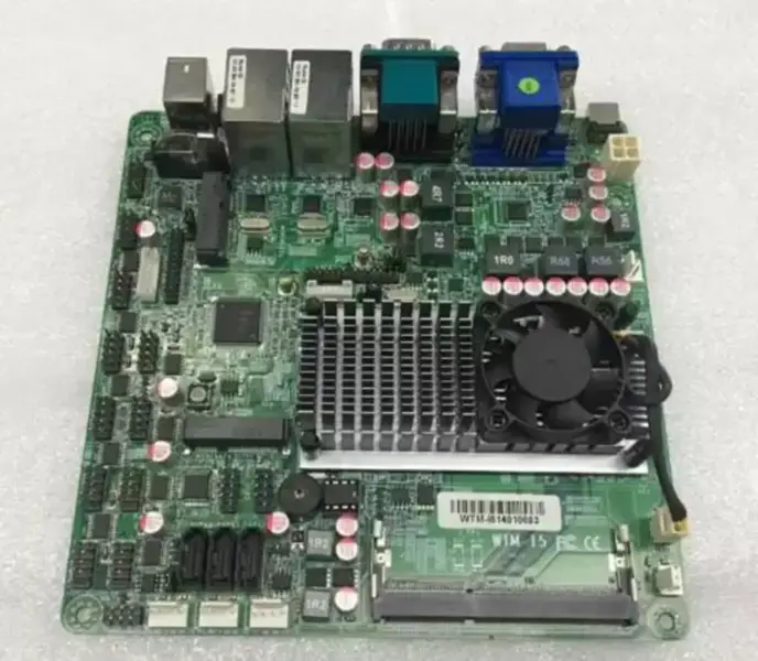 17X19 TN-C1037U Dvoujádrová průmyslová základní deska LVDS s 10 COM
