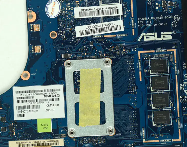 Základní deska pro notebooky Asus TP300LA s integrovanou grafikou