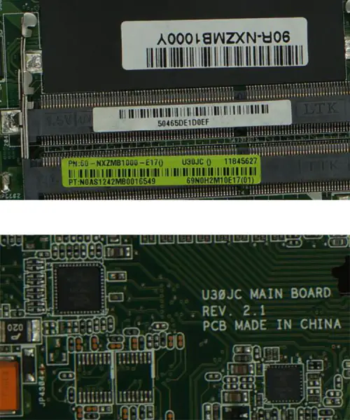 Základní deska Asus U30JC